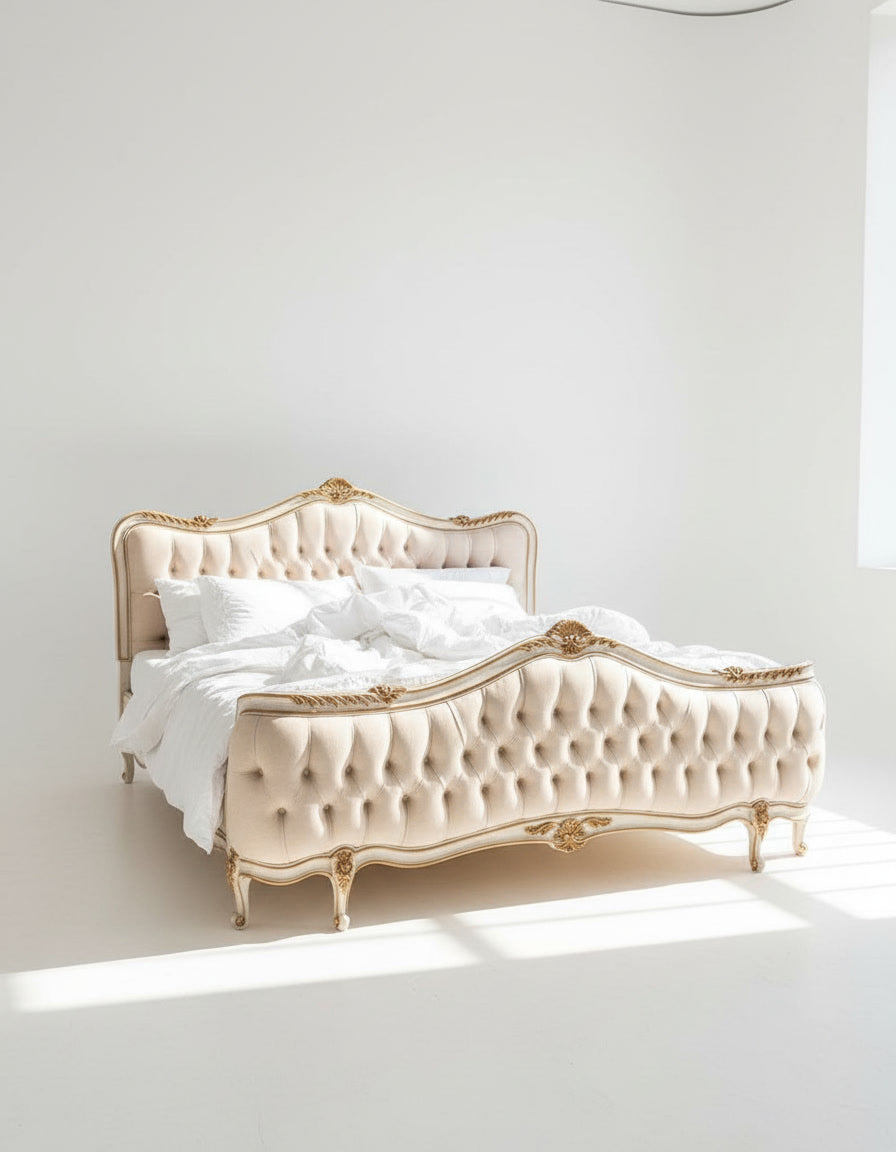 The Colette Bed — Tufted Upholstered Bed