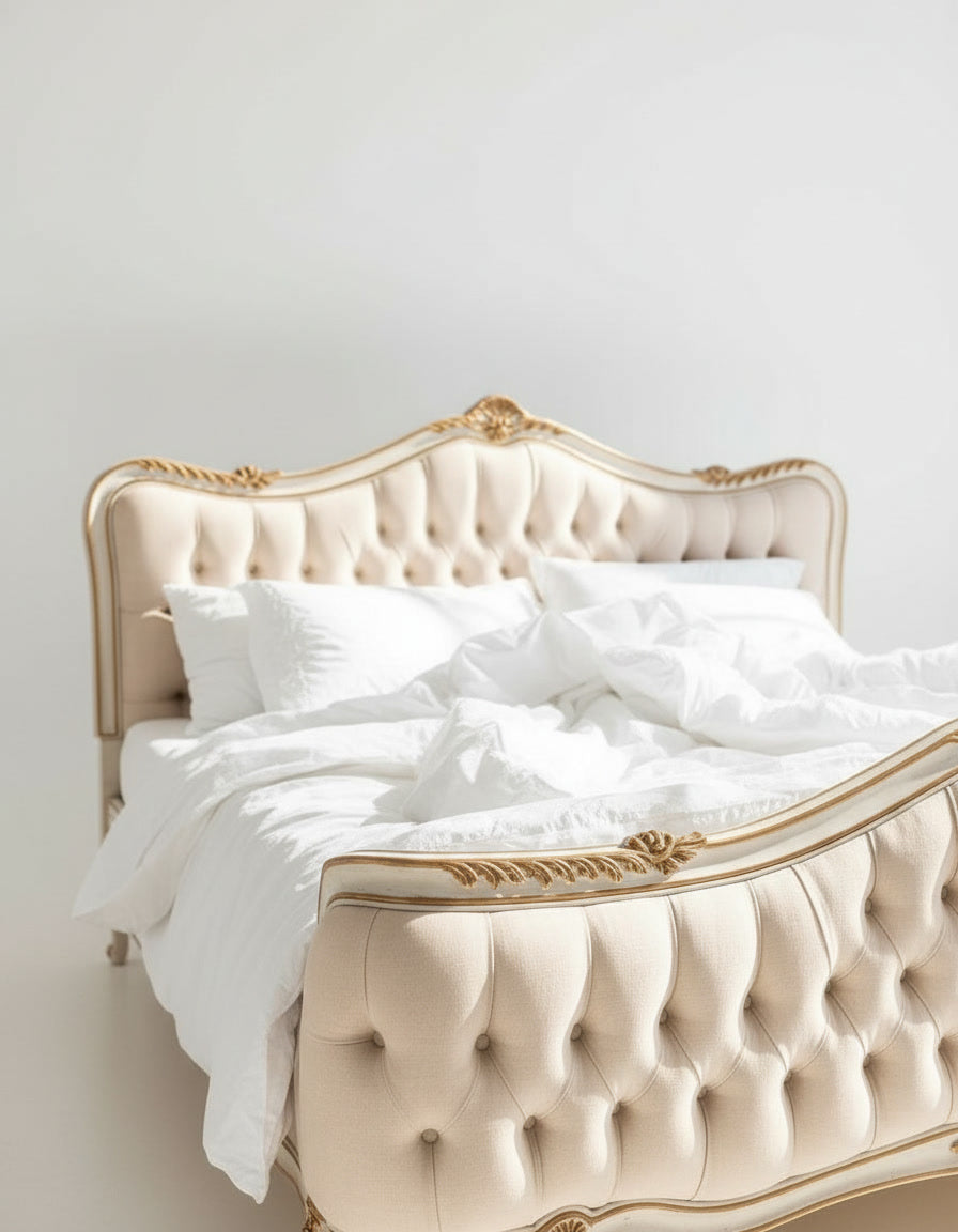 The Colette Bed — Tufted Upholstered Bed